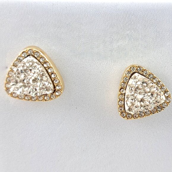 Jewelry - Triangular Diamond Stud Earrings